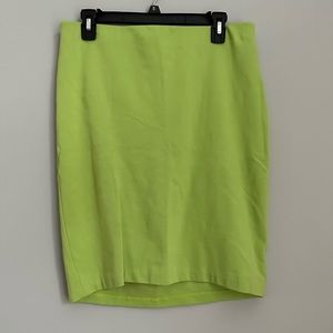 Premise Studio. Bright green skirt, size 8